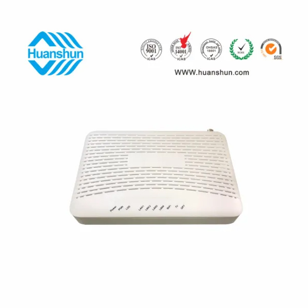 HSOS21176GNW FTTH 終端（XPON ONU WIFI，CATV） （GE+3FE+2*2WIFI+CATV NE)